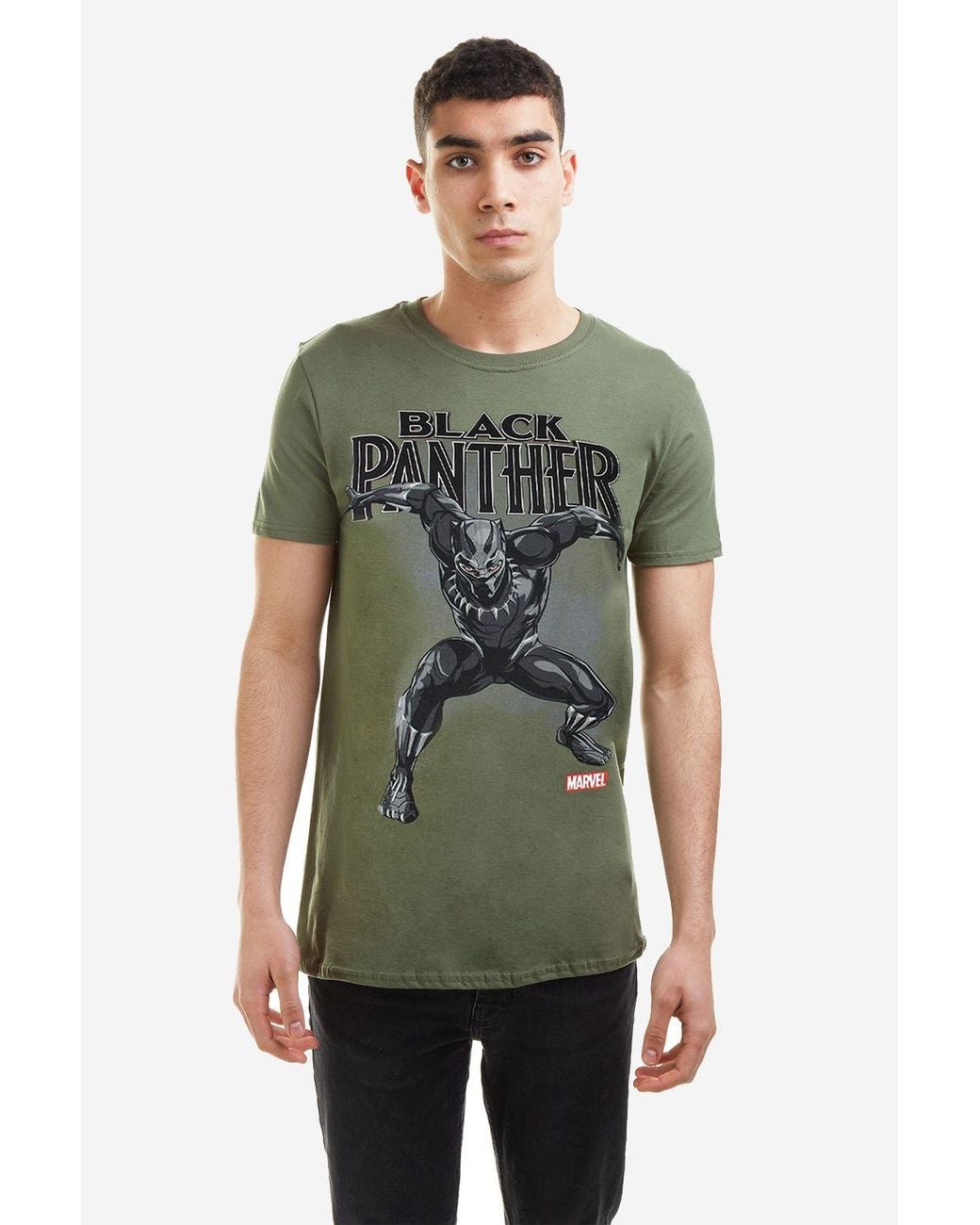 Marvel Green Panther Strike T-Shirt for men