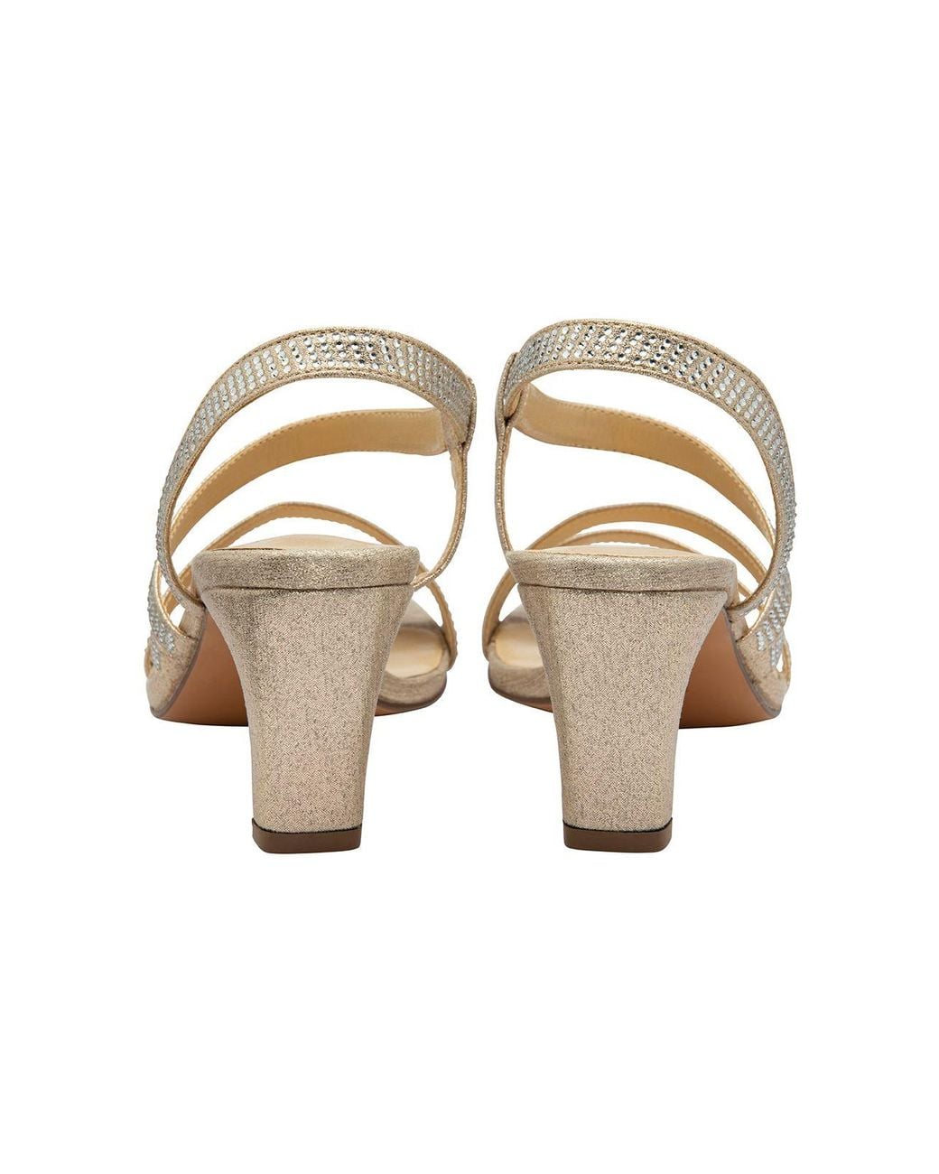 Lotus Metallic 'Bernadette' Open-Toe Sandals