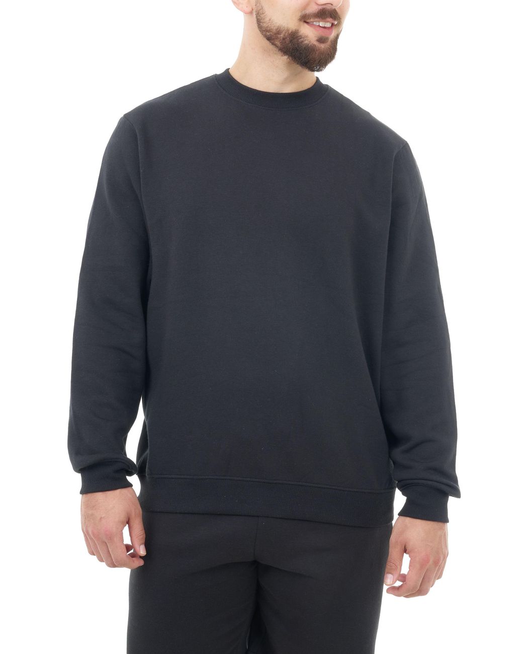 Smart Living Blue Polycotton Crewneck Sweatshirt for men