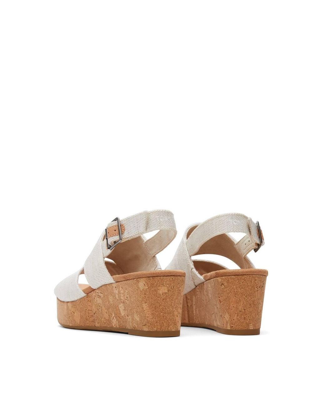 TOMS Natural Claudine Wedge Sandal