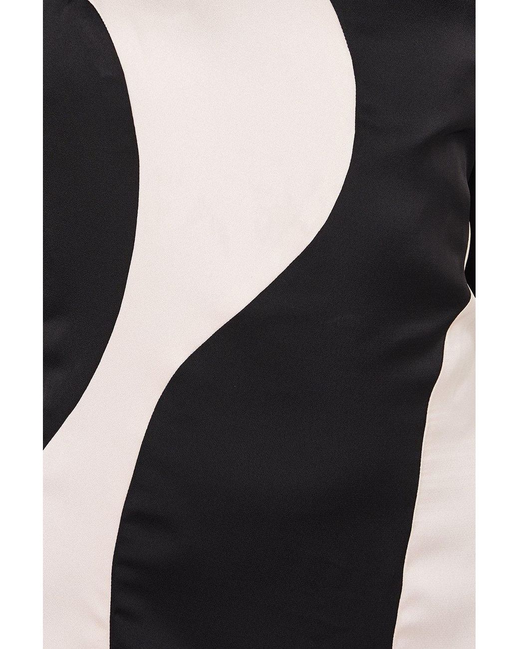 Coast Multicolor Satin Midi Wedding Guest Dress