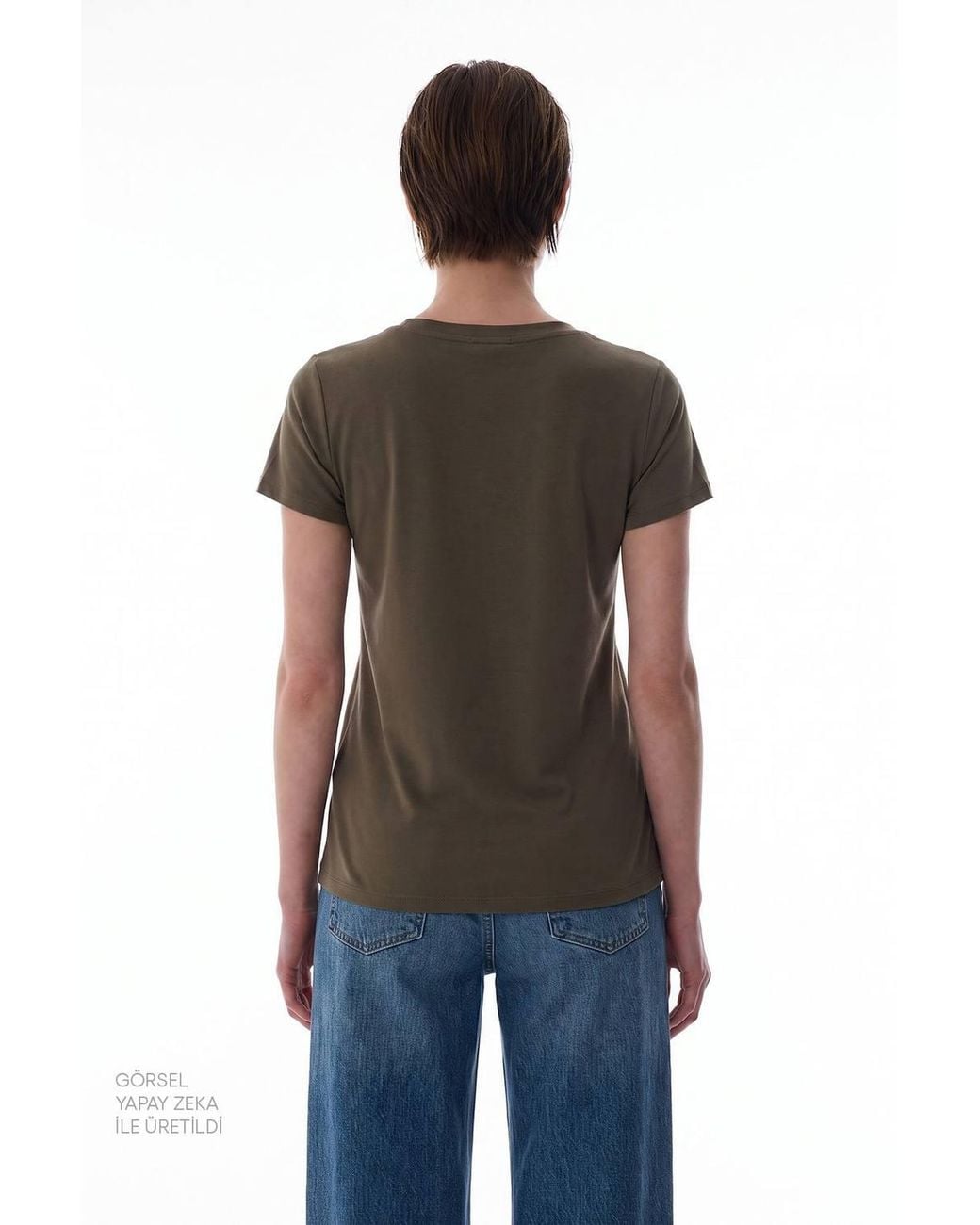Penti Green Modal V-Neck T-Shirt