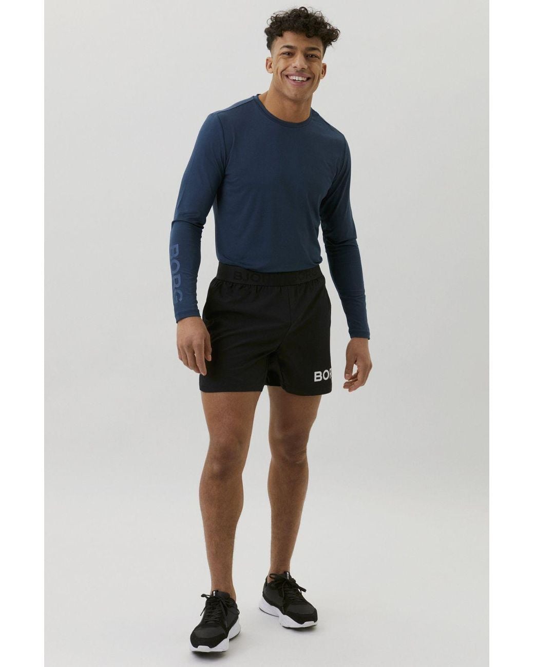 Björn Borg Orange Designer Sport Running Shorts for men