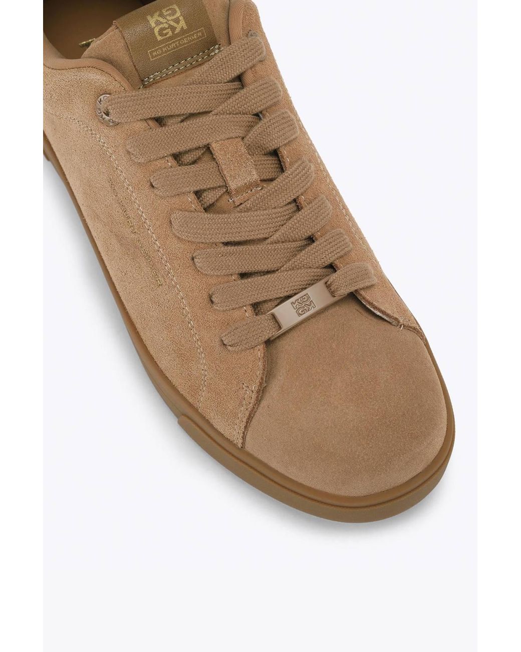 KG by Kurt Geiger Brown 'Noah Suede' Suede Trainers for men