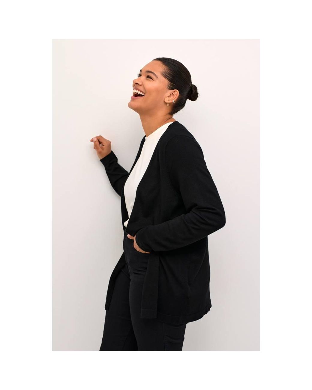 Kaffe Black Cardigan Farsia
