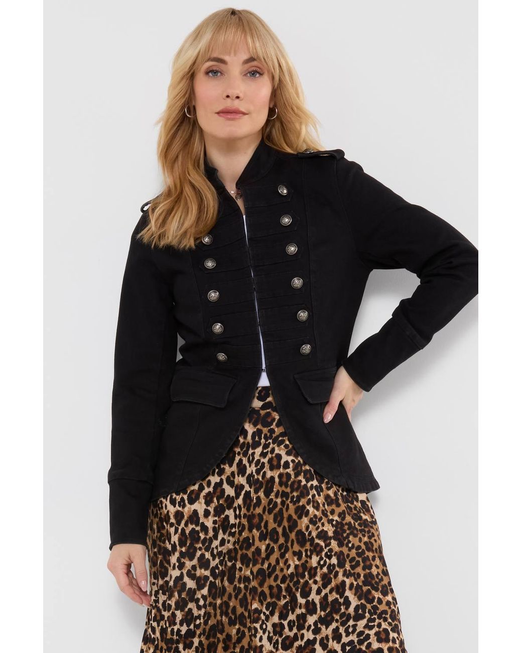 Joe Browns Blue Ultimate Denim Military Jacket