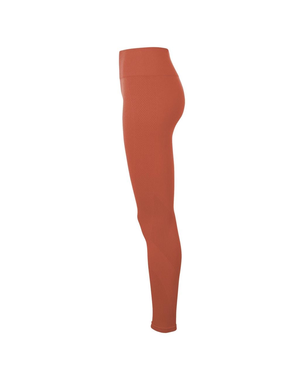Tridri Red Seamless 3D Fit Multi-Sport Sculpt Solid Colour Leggings