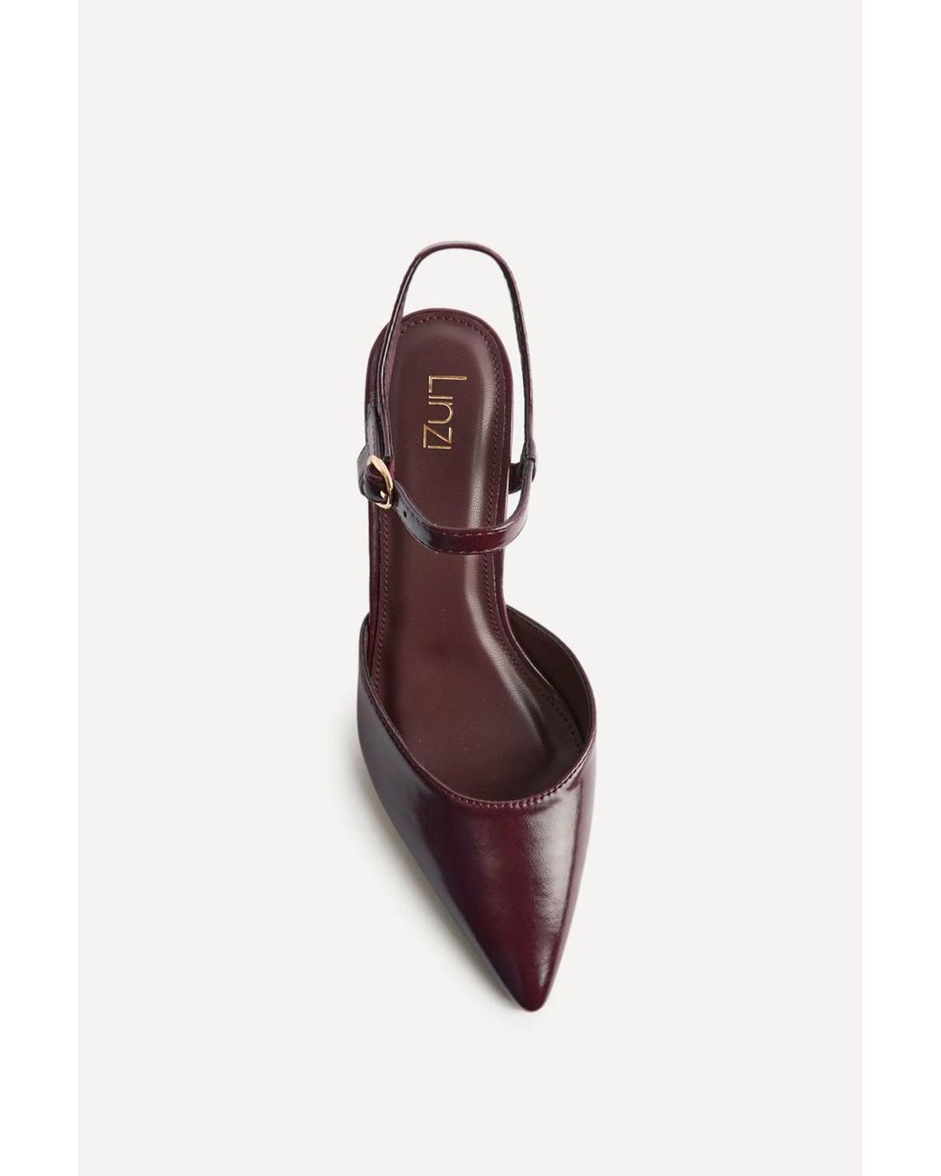 Linzi Red Enhanced Wedge Court Shoes