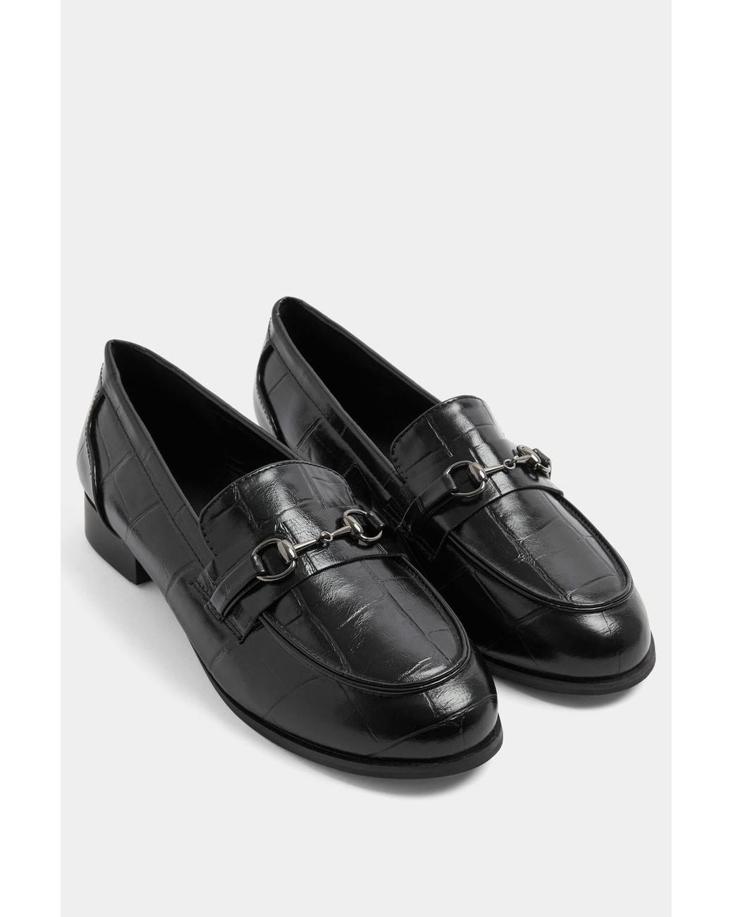 Yours Black Snaffle Loafer