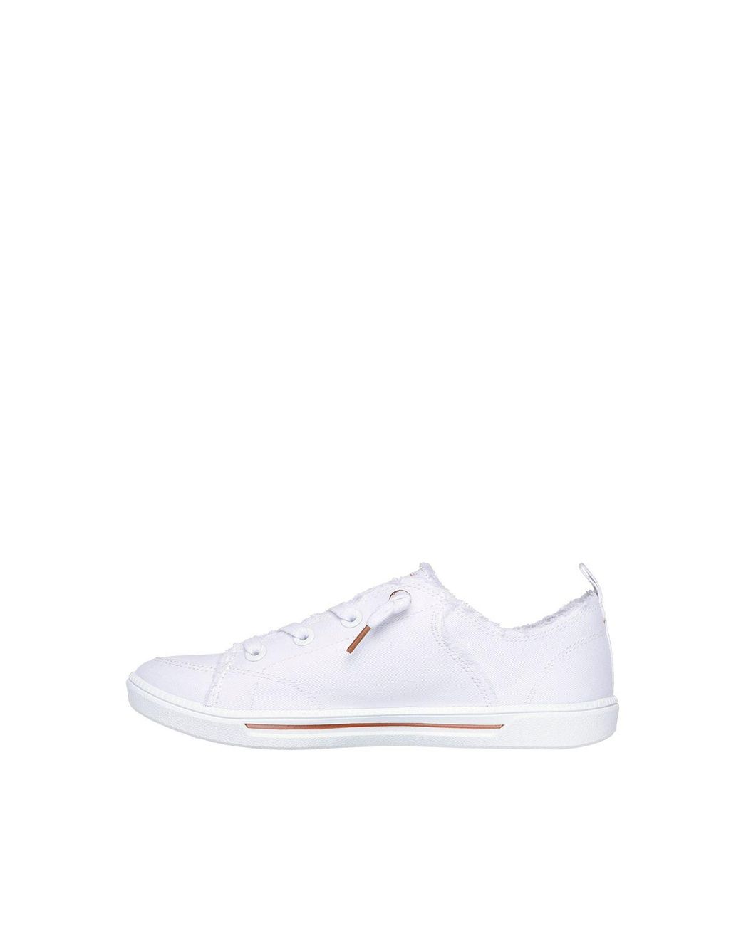 Skechers White Cute 2.0 Lace Slip On Trainers