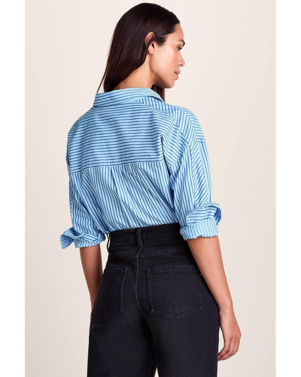 TOG24 Blue 'Helena' 100% Cotton Long Sleeve Shirt