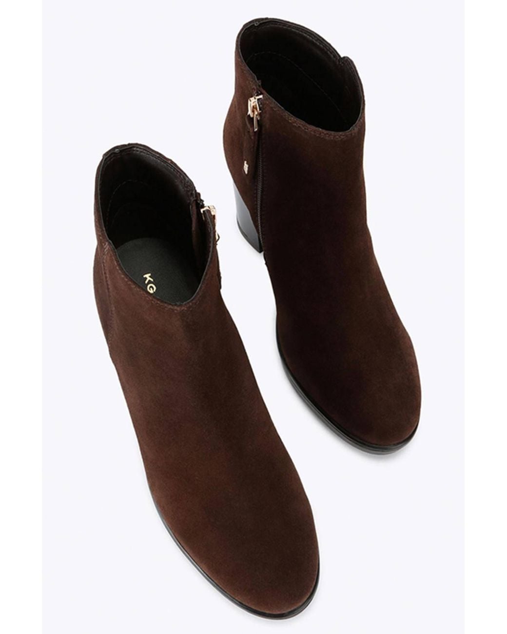 KG by Kurt Geiger Brown 'Sage Ankle' Suede Boots