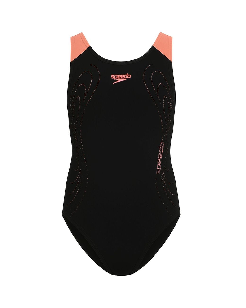 Speedo Black All Over Splashback Swimsuit
