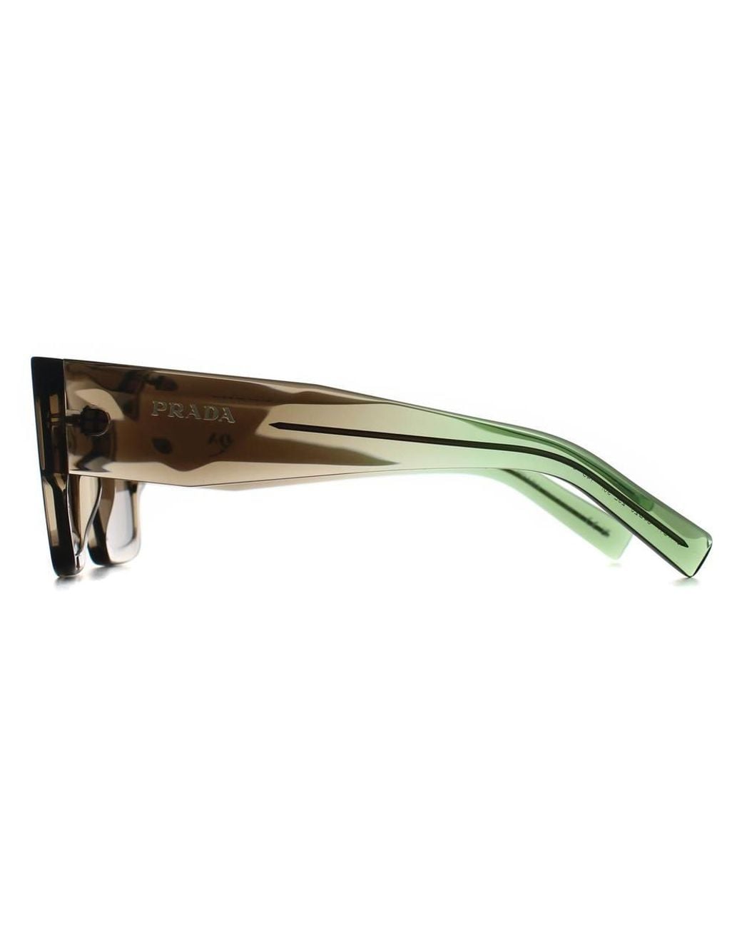 Prada Brown Rectangle Terra Light Prb17S for men