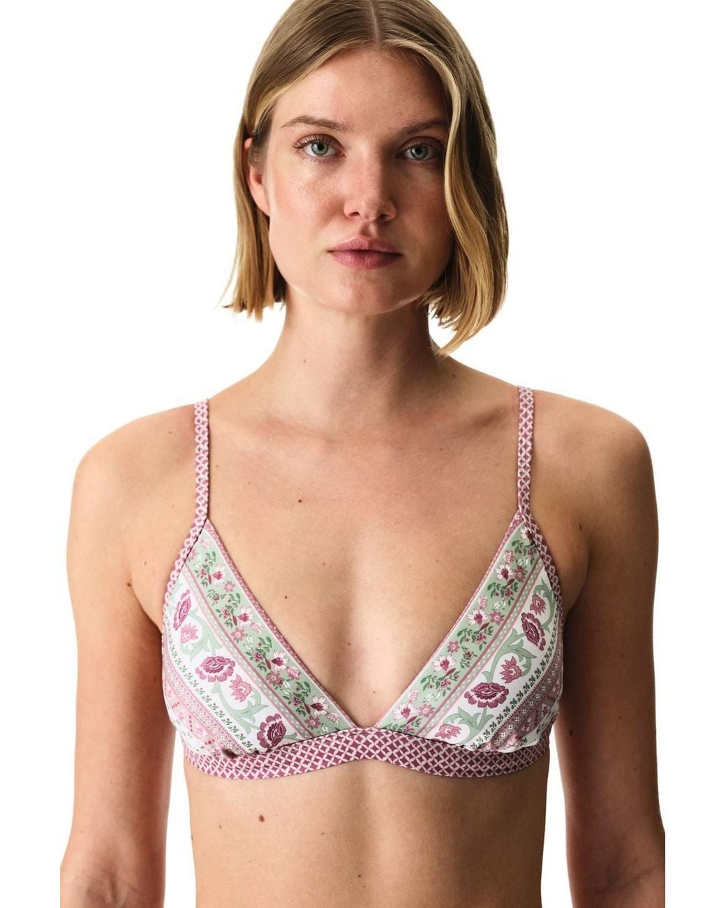 Penti Multicolor Liriane Triangle Fit Floral Bikini Top
