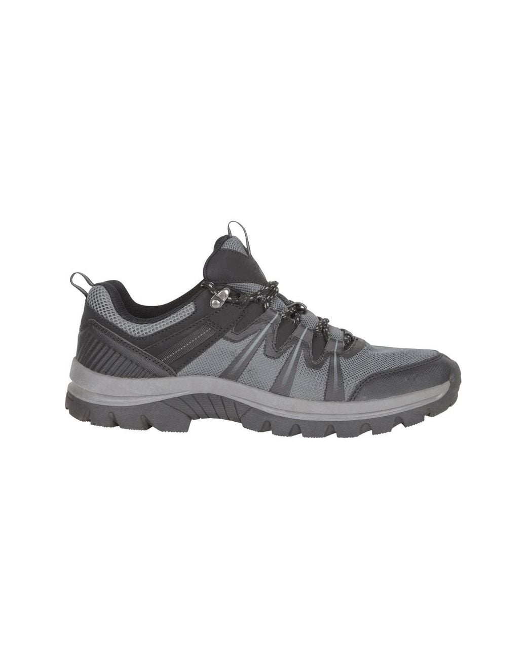 Mountain Warehouse Gray 'Lomond' Breathable Mesh Upper Everyday Outdoor Walking Shoes for men