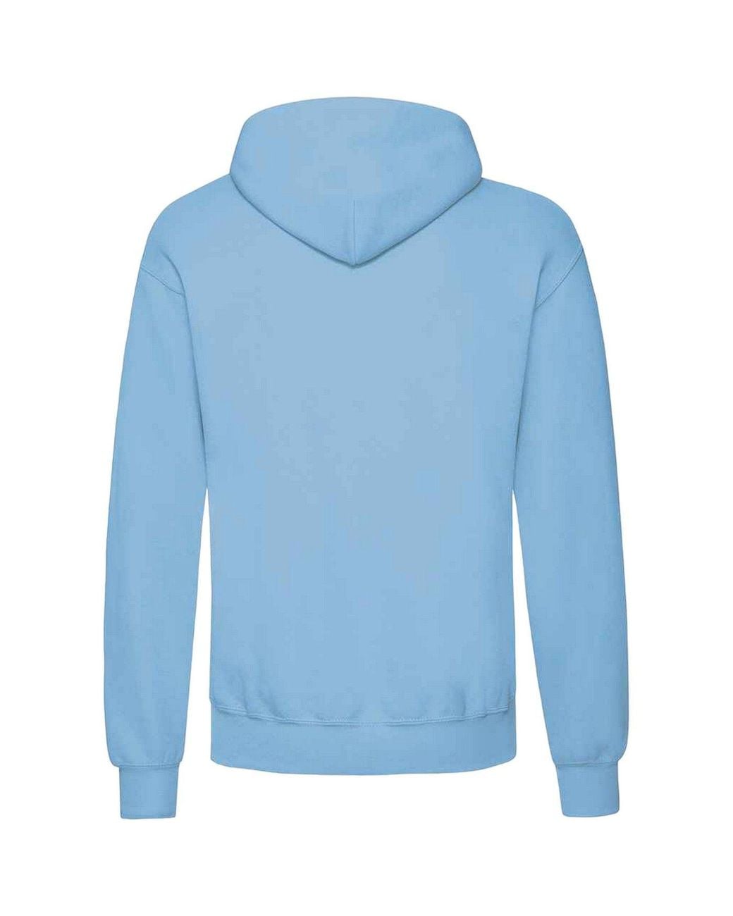 Fruit Of The Loom Blue Classic Hooded Sweatshirt for men