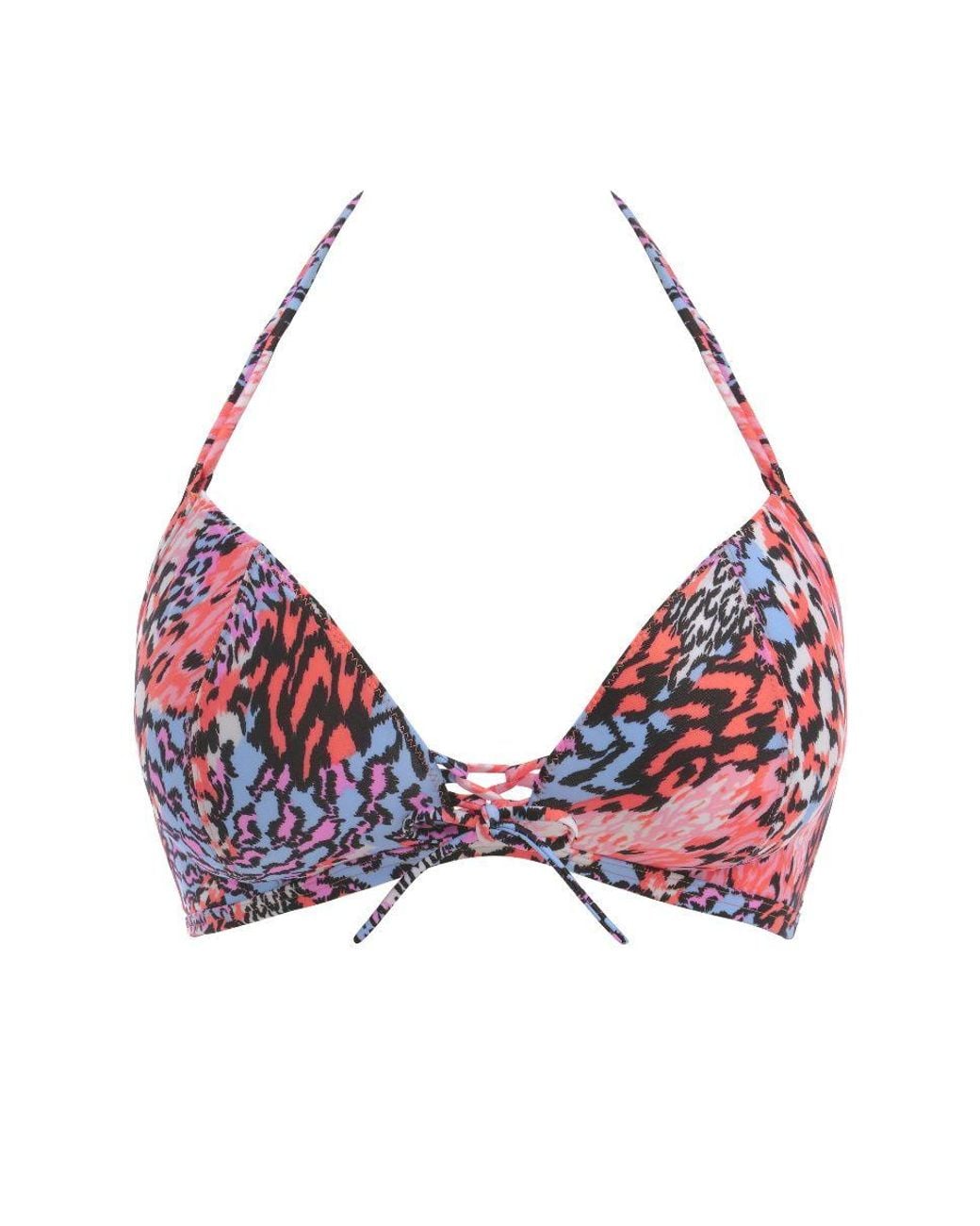 Freya Pink Serengeti Haze Non Wired Triangle Bikini Top