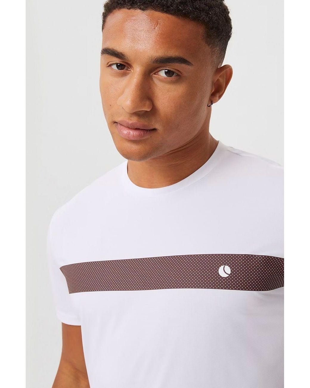 Björn Borg White Ace Lightweight Performance Tennis Style T-Shirt for men