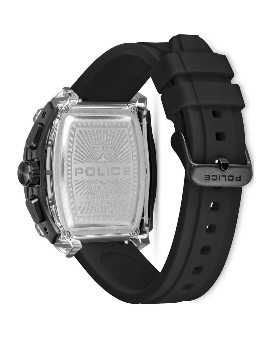 Police Metallic Pewgo00778X2 Clout 46Mm Quartz Watch for men