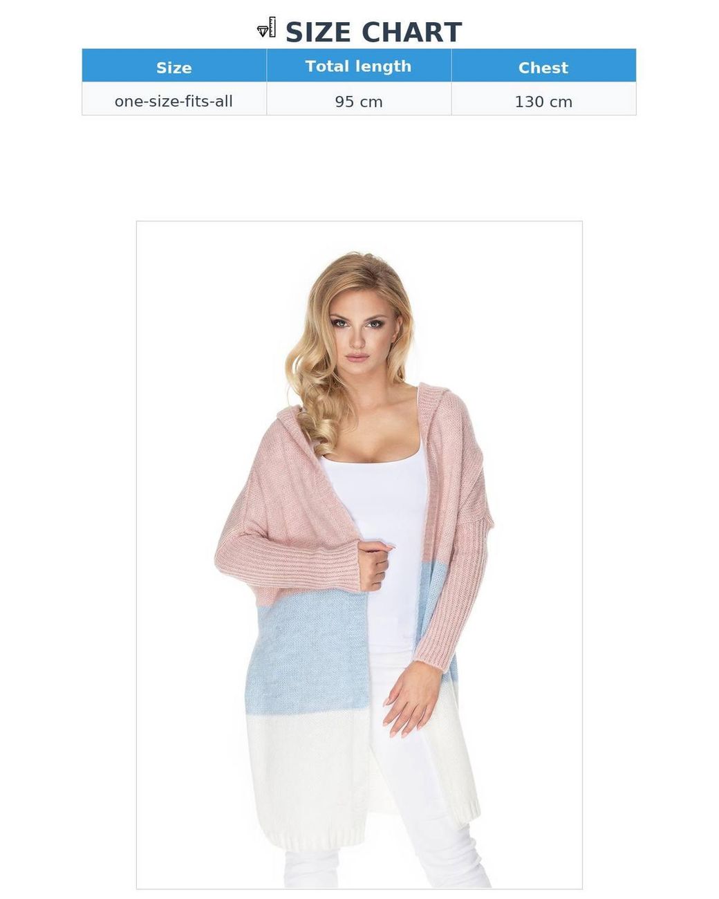 Love Lace White Wool Hooded Long Sleeve Cardigan Sweater
