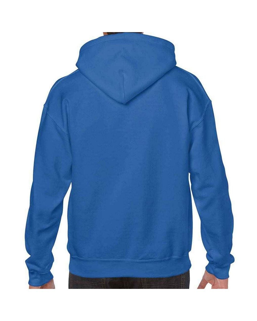 Gildan Blue Heavy Blend Hoodie for men