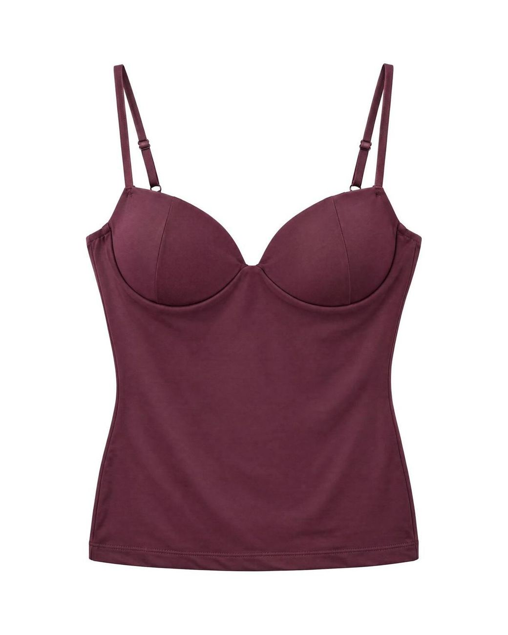 Busem Purple Slim Fit Corset Crop Blouse