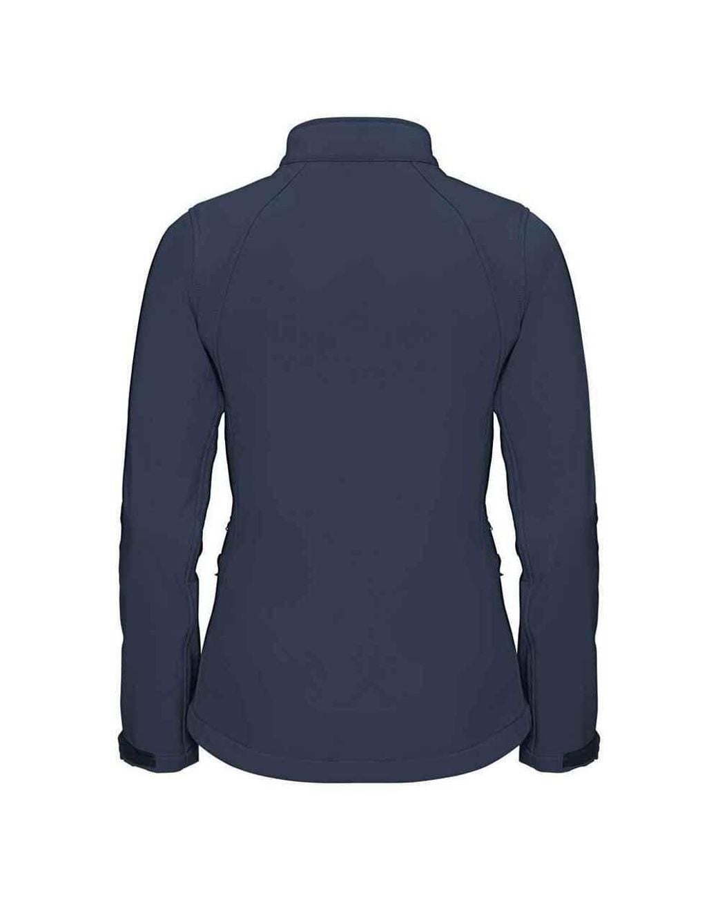Russell Blue 3 Layer Soft Shell Jacket