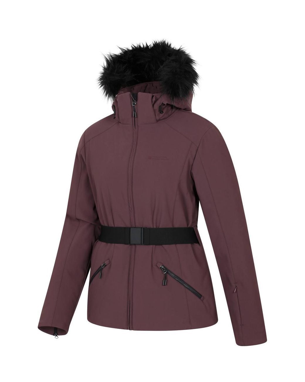 Mountain Warehouse Purple 'Swiss' Snowproof Breathable Warm Padded Hooded Winter Ski Jacket