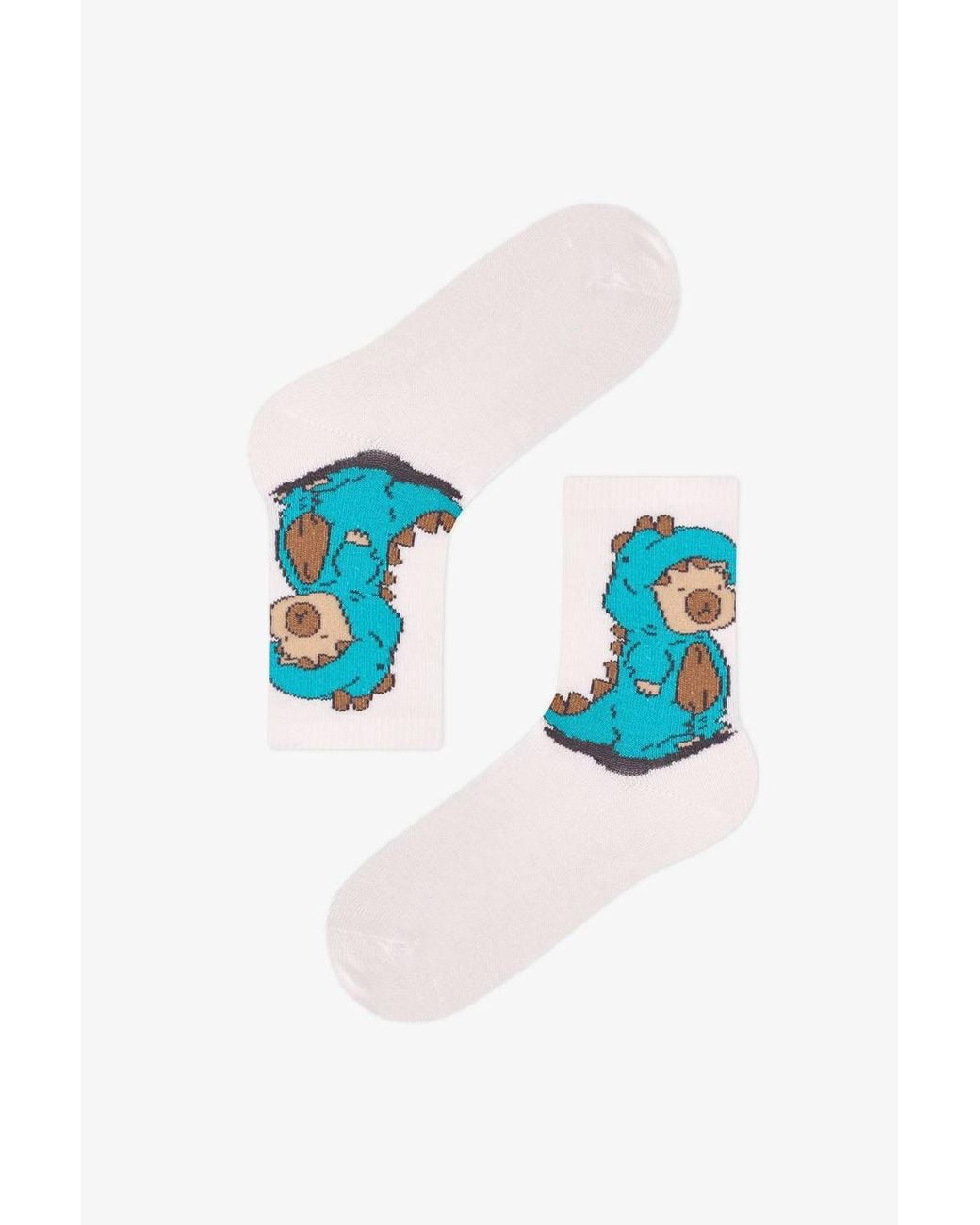 Penti Blue Lovers Striped 3-Pair Crew Socks for men