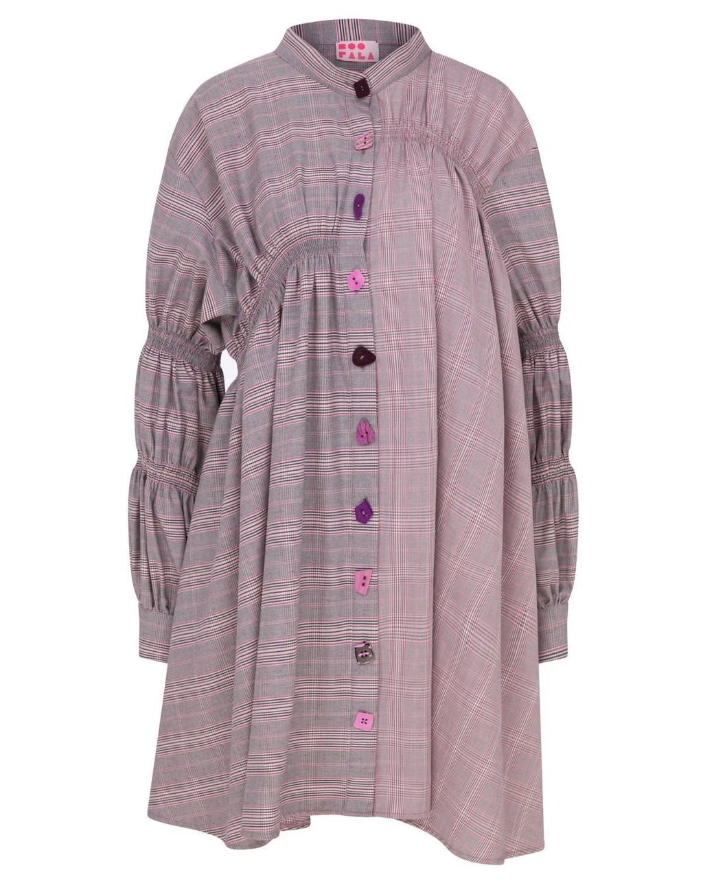 Boo Pala London Purple Suki Shirt Dress
