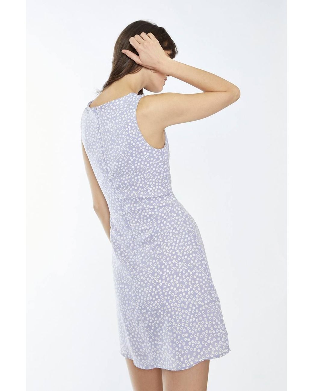 Shnoo White Square Neck Mini Dress