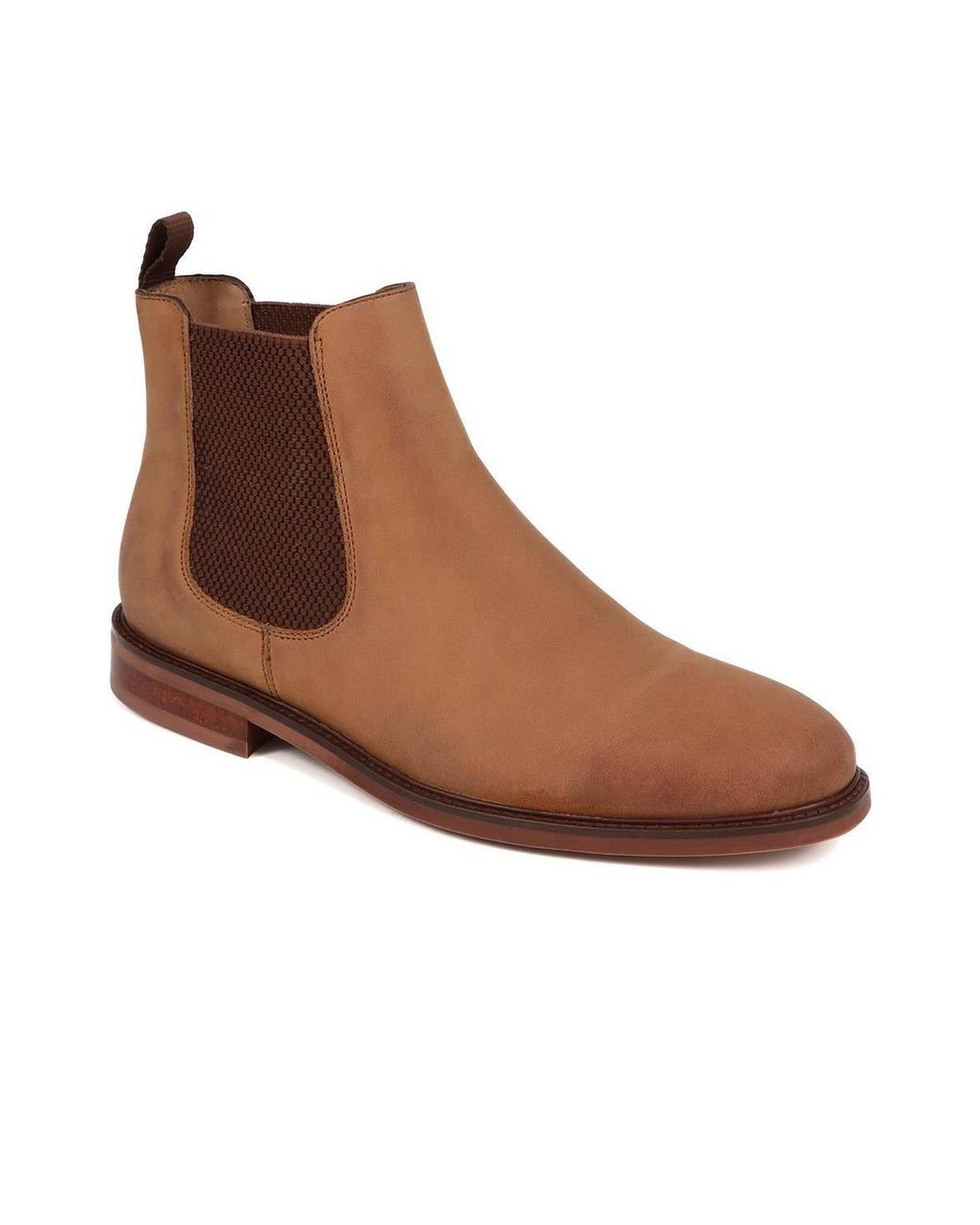 Jones Bootmaker Brown Debden Leather Chelsea Boots for men