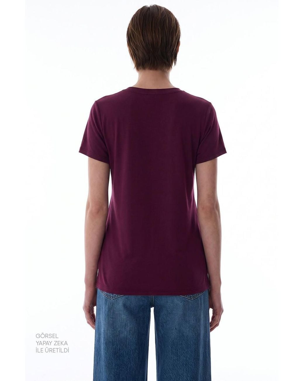 Penti Purple Modal V-Neck T-Shirt