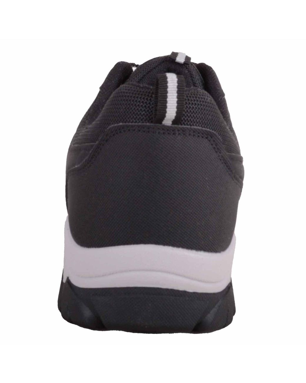Absolute Footwear Black Lace Up Wide Fitting Hiking Walking Trainer for men