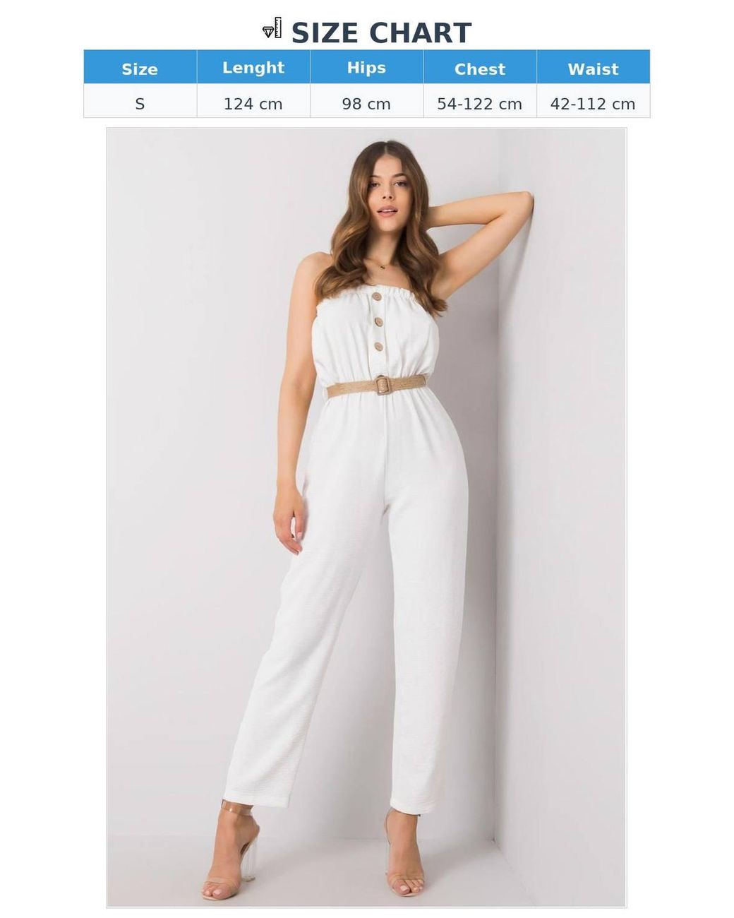 Love Lace White Sleeveless Cotton Polyester Casual Jumpsuit