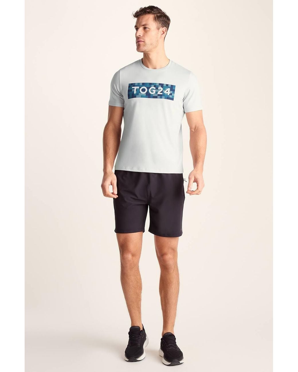 TOG24 Blue 'Abel' Breathable Performance T-Shirt for men