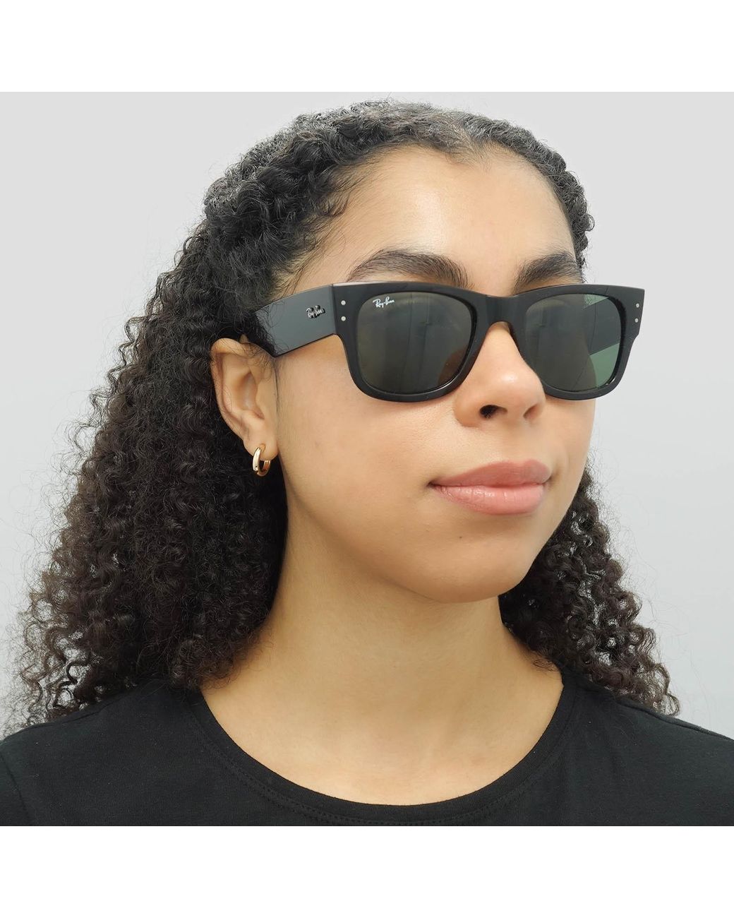 Ray-Ban Green Square Polished Rb0840S Mega Wayfarer for men