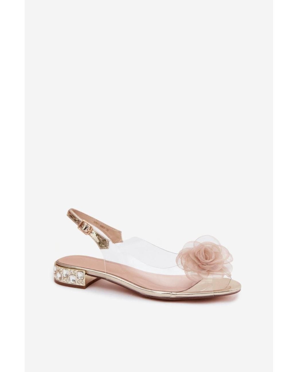 Love Lace Natural Leather Sandals With 2.5Cm Heel