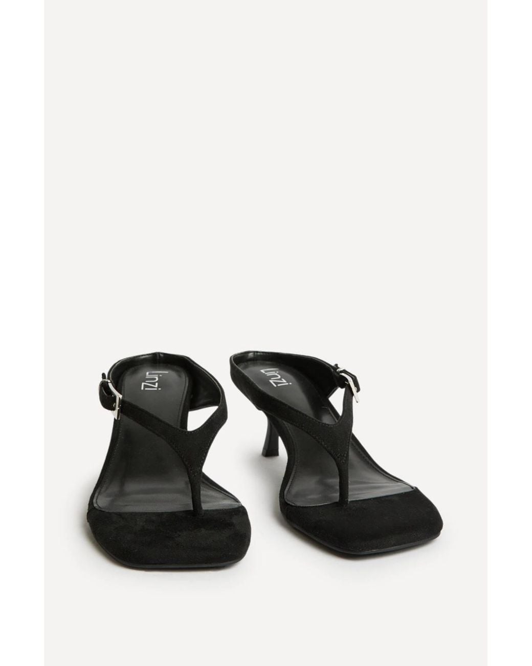 Linzi Black Elanie Mule Heels