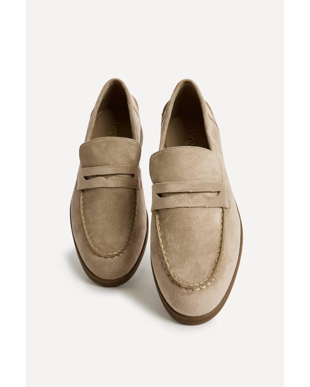 Linzi Natural Review Faux Suede Classic Loafer