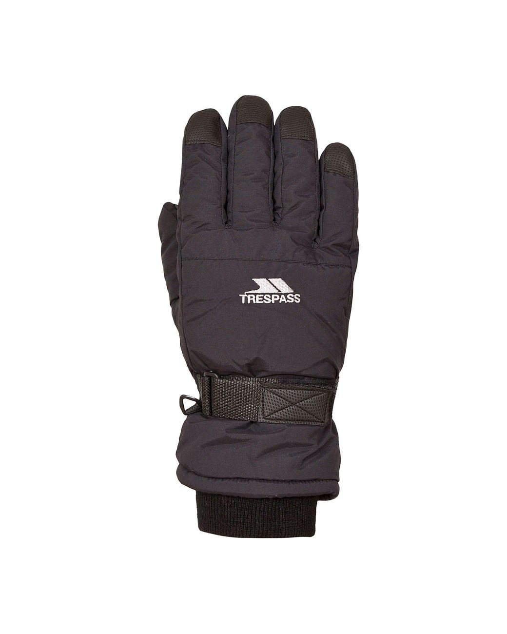 Trespass Black Gohan Ii Ski Gloves for men