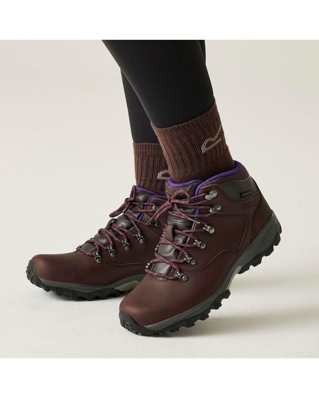 Regatta Black Bainsford Waterproof Walking Boots