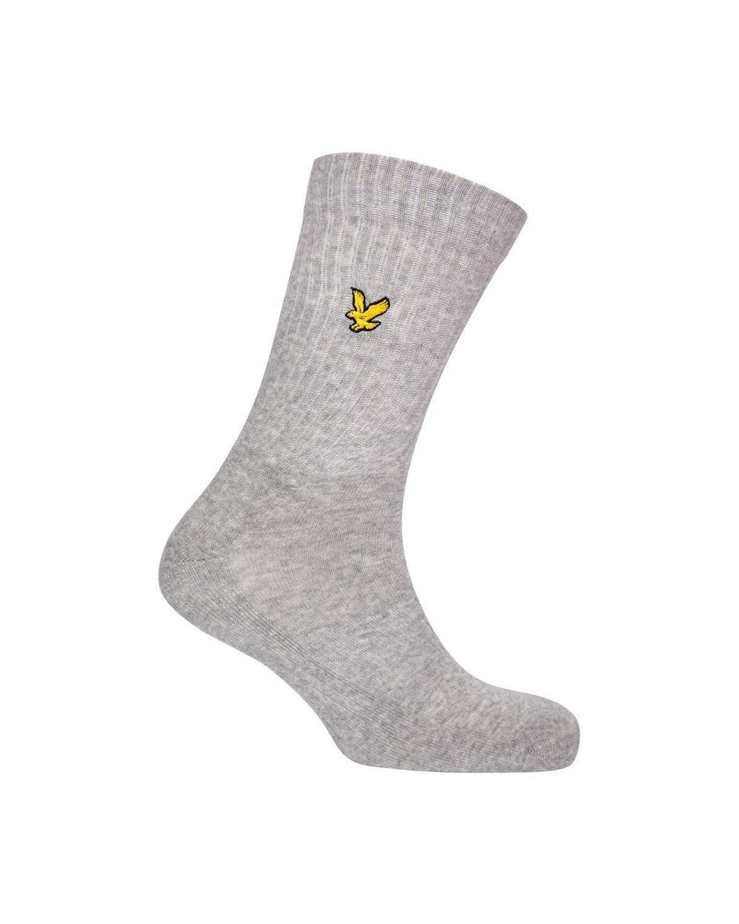Lyle & Scott Black Hamilton 3 Pack Socks Mixed for men