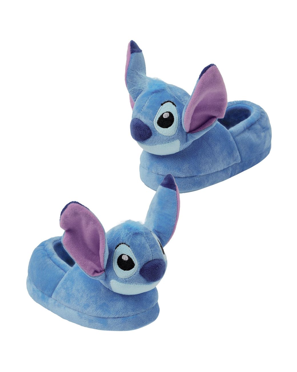 Disney Blue Lilo & Stitch Slippers 3D Stitch Head