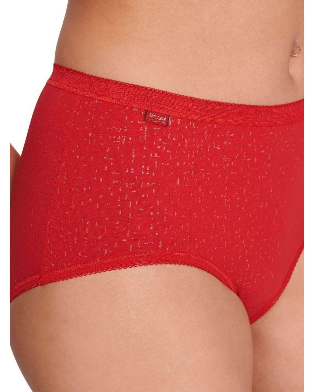 Sloggi Red Basic+ Midi 3 Pack Briefs
