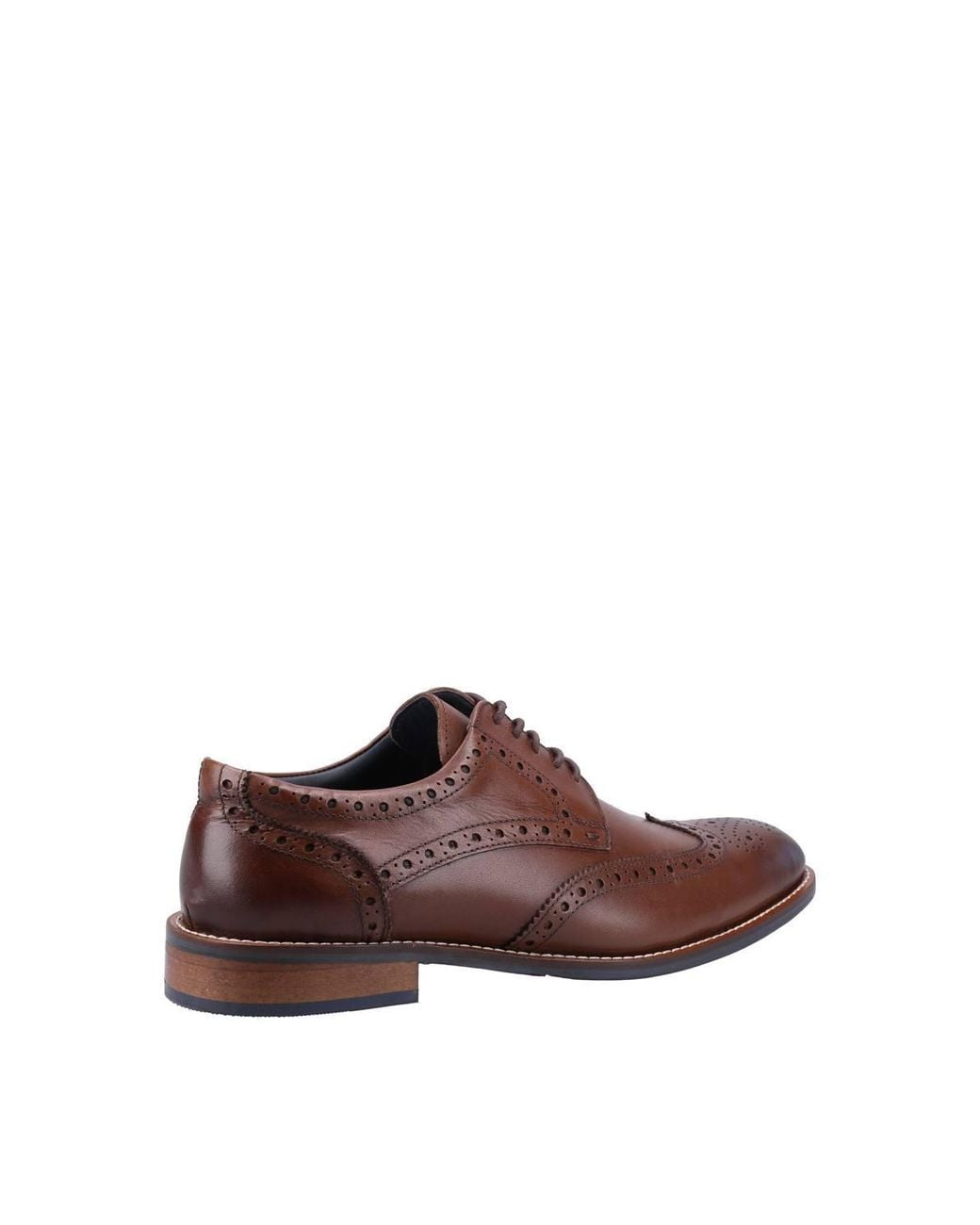 Hush Puppies Brown Dustin Brogue Shoe for men