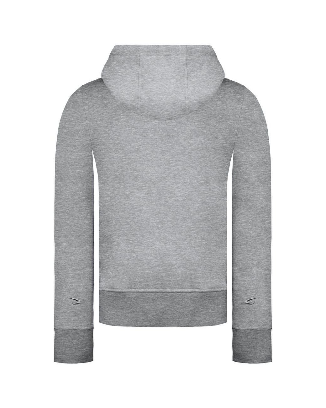 BOXRAW Gray Long Sleeve Zip Up Graphic Logo Marciano Track Jacket for men
