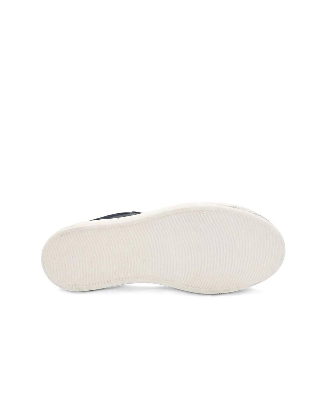 Jones Bootmaker Blue Amaliadawide Wide Fit Leather Platform Trainers