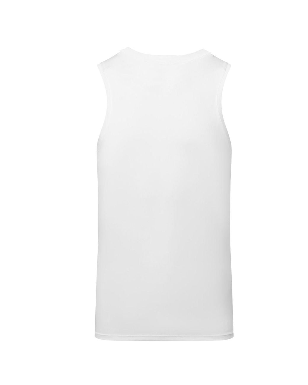Tridri White Ion-Charge Performance Vest Top for men